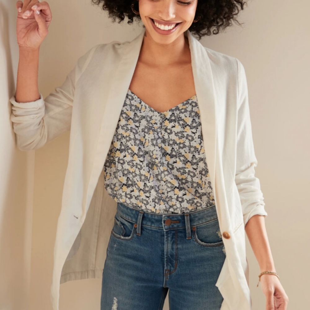 Old Navy Linen Blazer